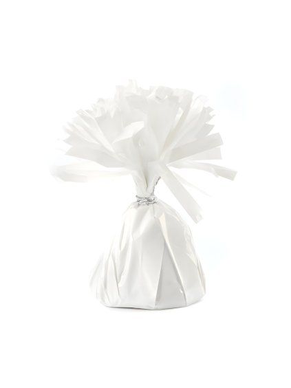 Foil balloon weight, white