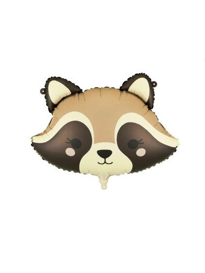 Foil balloon Raccoon, 59x39 cm