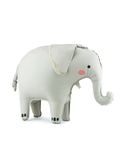 Standing foil balloon Elephant, 91x61 cm
