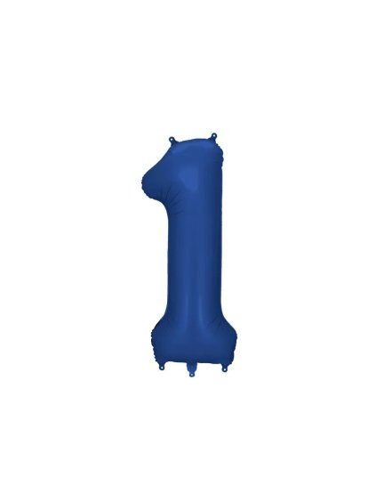 Foil Balloon Number '1', 86cm, navy