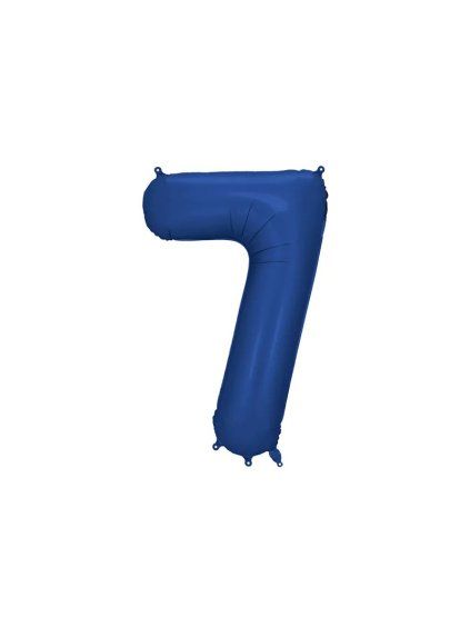 Foil Balloon Number '7', 86cm, navy