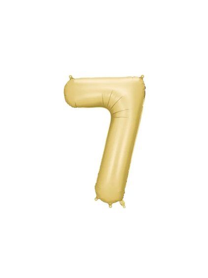 Foil Balloon Number '7', 86 cm, gold