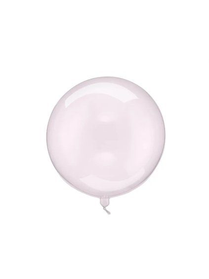 Balloon Sphere, 40cm, transparent pink