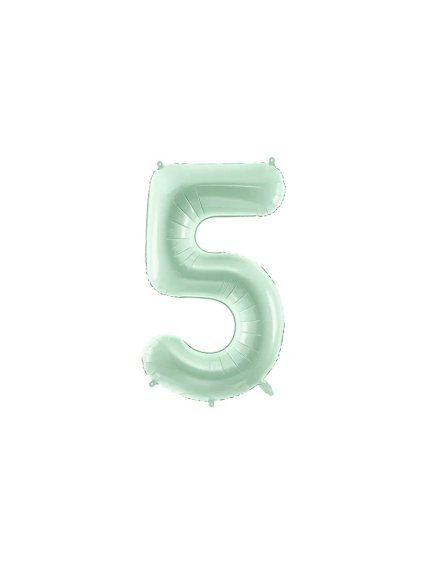 Foil Balloon Number ''5'', 72cm, green
