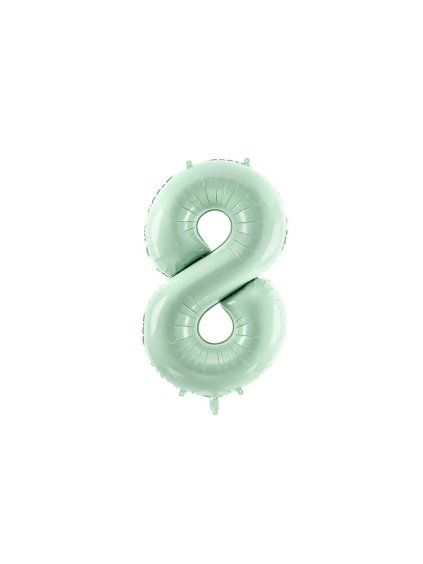 Foil Balloon Number ''8'', 72cm, green