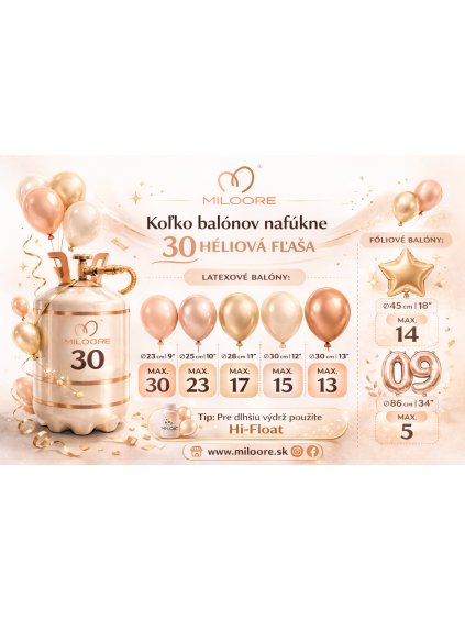 helium do balonikov 30 heliova flasa