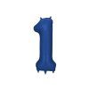 Foil Balloon Number '1', 86cm, navy