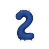 Foil Balloon Number '2', 86cm, navy