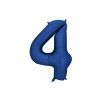 Foil Balloon Number '4', 86cm, navy