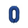 Foil Balloon Number '0', 86cm, navy