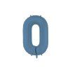 Foil Balloon Number ''0'', 86cm, navy blue