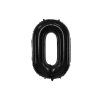 Foil Balloon Number ''0'', 86cm, black