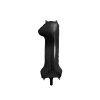 Foil Balloon Number ''1'', 86cm, black