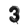 Foil Balloon Number ''3'', 86cm, black