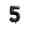 Foil Balloon Number ''5'', 86cm, black