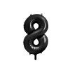 Foil Balloon Number ''8'', 86cm, black