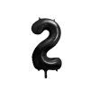 Foil Balloon Number ''2'', 86cm, black