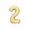 Foil Balloon Number '2', 86 cm, gold