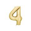 Foil Balloon Number '4', 86 cm, gold