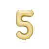 Foil Balloon Number '5', 86 cm, gold