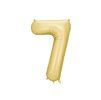 Foil Balloon Number '7', 86 cm, gold