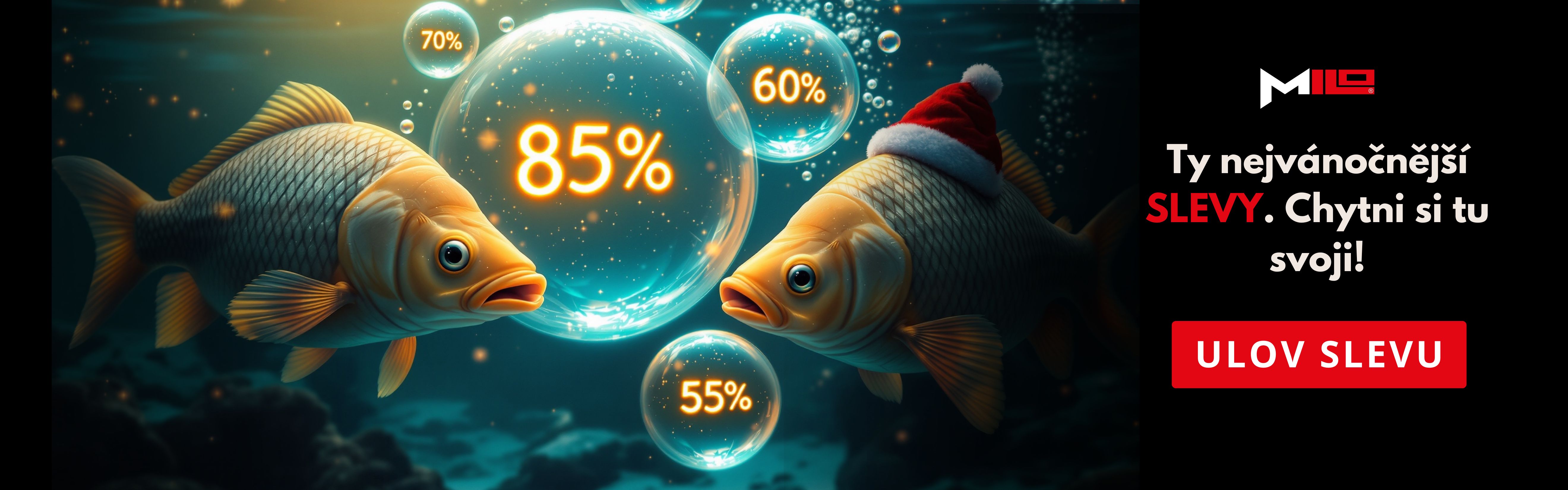 vánoční mega slevy rybářské potřeby