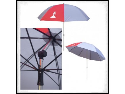 Deštník Milo Kai Alu Fibra Šedý 2,5 m