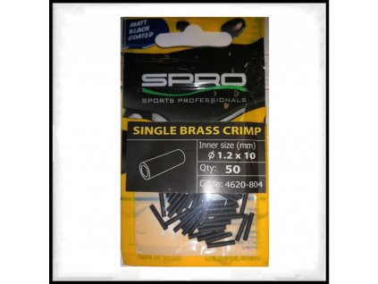 Dutinky Matte Black Sinlge Brass Crimp