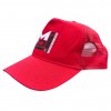 kšiltovka červená siťovaná