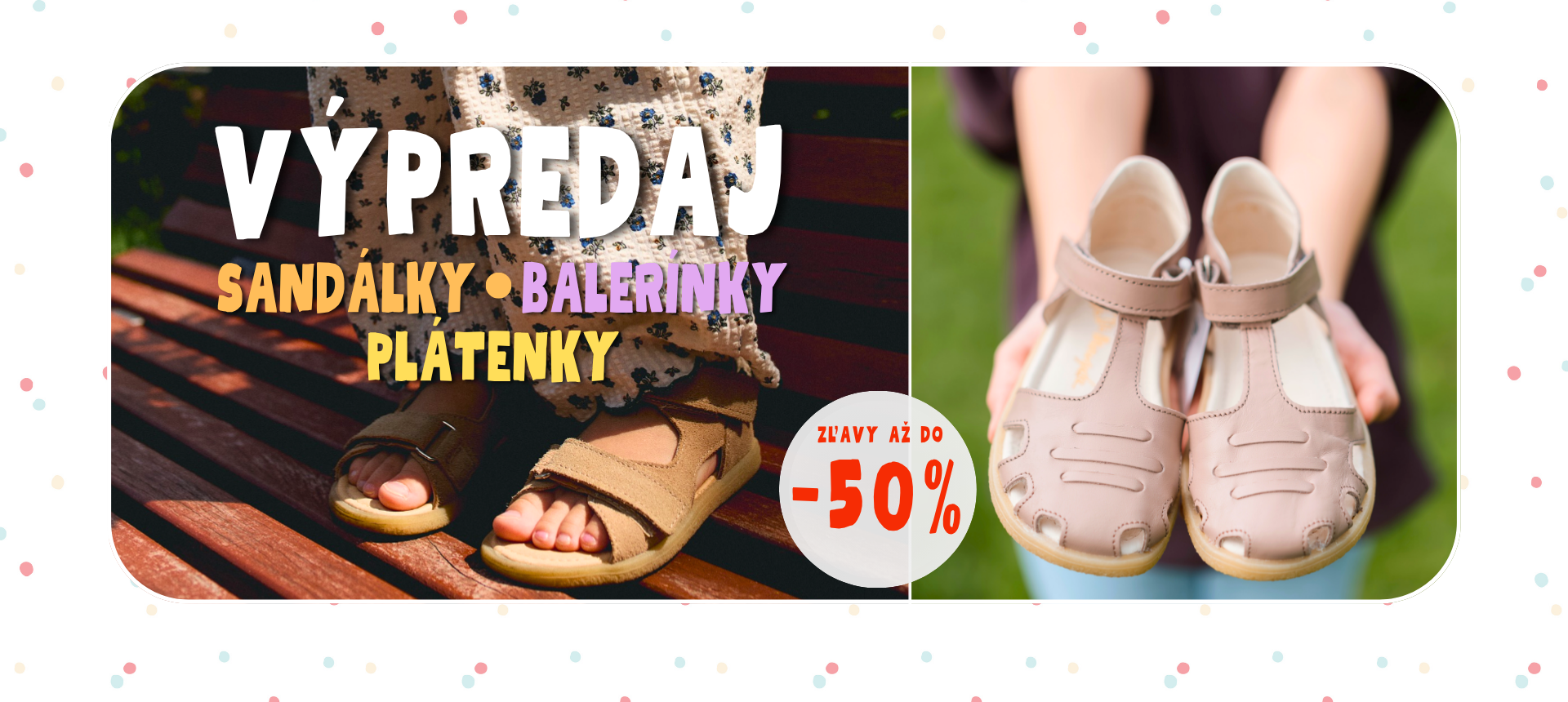 Výpredaj Sandálky