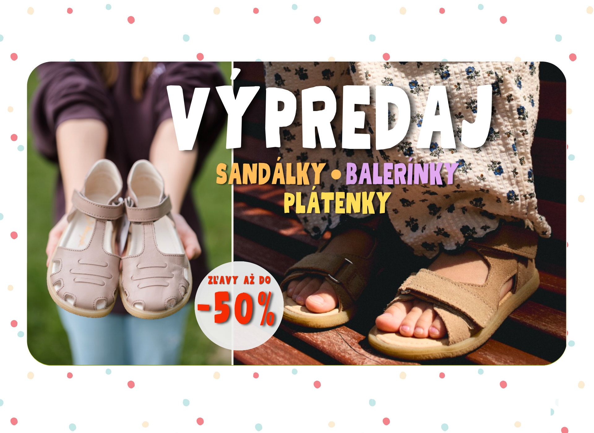 Výpredaj Sandálky