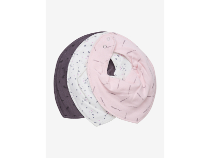 Fixoni podbradníky Bandana Bibs 3-balenie - ROSE Miloty