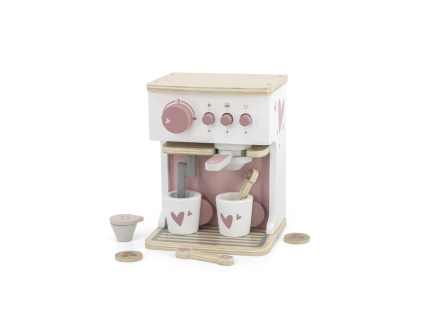 label label kavovar ruzovy