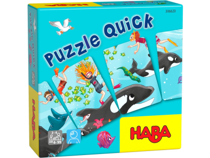 306620 Haba Mini hra pre deti Rychle puzzle MILOTY