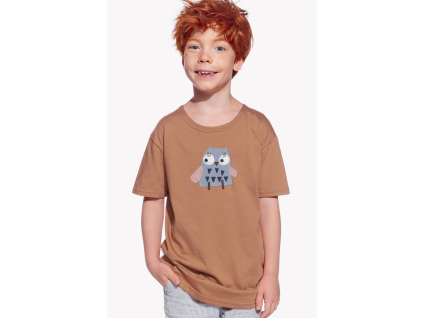 piskacie-tricko-s-kratkym-rukavom--mocca--sova