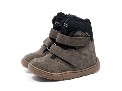 Zimné detské BAREFOOT topánky Mrugala s TEPOR membránou - Grey