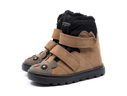 Zimné detské topánky Mrugala s TEPOR membránou - Bear Karamel