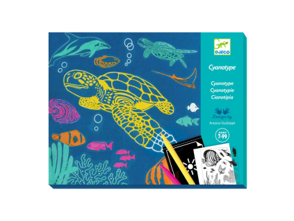 Ultramarínová Kyanotypová (fotocitlivá) sada so 4 fixkami