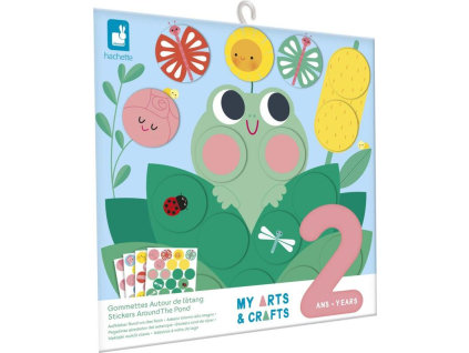 Janod My arts&crafts Mini kreatívna sada Okrúhle nálepky