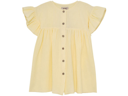 Letné mušelínové šaty Double Cream