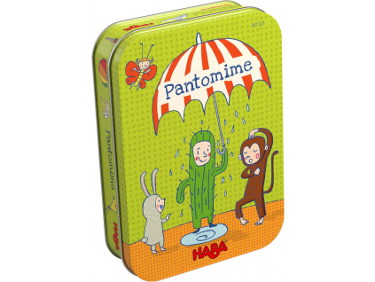 Haba Mini hra pre deti Šarády - Pantomíma v kovovej krabici