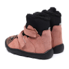 Zimné detské topánky Mrugala BAREFOOT - Kitty rosa