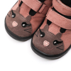 Zimné detské topánky Mrugala BAREFOOT - Kitty rosa