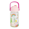 Floss&Rock Tritanová Fľaška so slamkou Rozprávková dúha