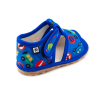 Inovatívne papučky RAK s otvorenou špičkou - modré autá