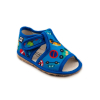 Inovatívne papučky RAK s otvorenou špičkou - modré autá