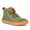Froddo prechodné kožené barefoot topánky Lace Up OLIVE