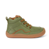 Froddo prechodné kožené barefoot topánky Lace Up OLIVE