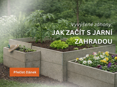 Vyvýšené záhony – jak začít s jarní zahradou