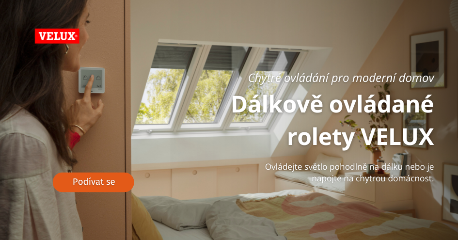 Venkovní rolety do oken Velux